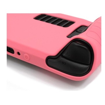Силиконовый чехол для Valve Steam Deck + СТЕКЛО розовый
