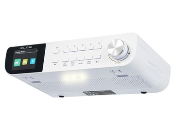 Radio podwieszane kuchenne do zabudowy DAB+ FM BLOW RK1 LED Bluetooth BIAŁE