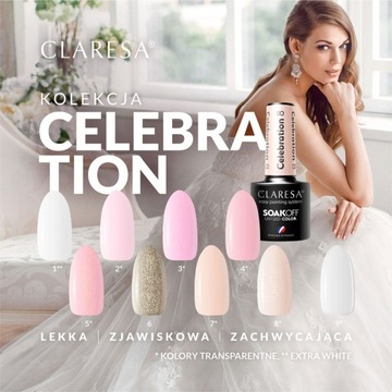 CLARESA CELEBRATION ГИБРИДНЫЙ ЛАК 2 -5г