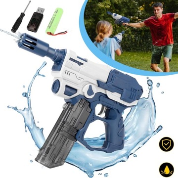 ELEKTRYCZNY PISTOLET NA WODĘ DLA DZIECI, ZABAWKI DO WALKI Z WODĄ NA BASEN