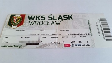 ŚLĄSK Wrocław - PODBESKIDZIE B.Biała 04.04.2015