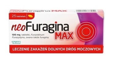NeoFuragina Max, 100 mg, tabletki, 25 szt.