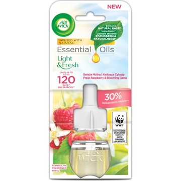 AIRWICK Refill Świeże Maliny i Kwitnące Cytrusy 19 ml