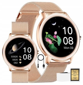 SMARTWATCH DLA DZIEWCZYNKI KOMUNIA +PASEK GRAWER