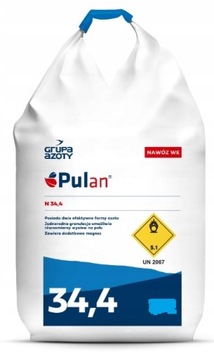 Nawóz saletra amonowa Pulan 25 kg Orginalna 34.4 azot
