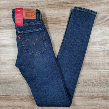 LEVI'S 711 Skinny Spodnie Jeans Damskie r. W23L34