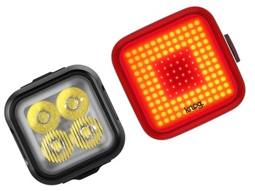 КОМПЛЕКТ ВЕЛОСИПЕДНЫХ ФАР KNOG BLINDER PRO 900 USB-C + KNOG SQUARE REAR 100 лм