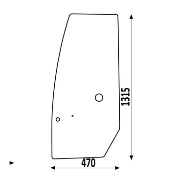 SZYBA DO DRZWI ATLAS AR65 70 75 80 85 90 95 2004-