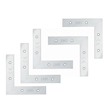 ZŁĄCZE NAROŻNE 75x75x12x2,0 MM OCYNK 5SZT