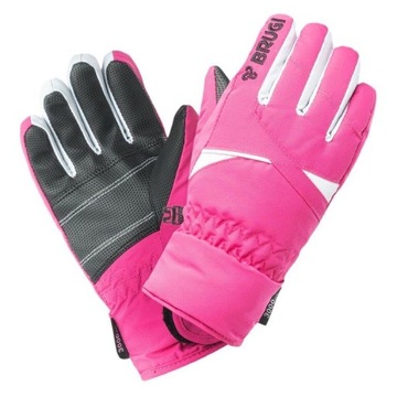 Dziecięce rękawiczki BRUGI 1ZG4 r.134/140 D3Z-PINK