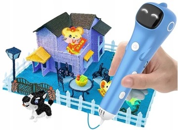 НОВАЯ БЕСПРОВОДНАЯ 3D РУЧКА 2.0 НИТЬ PCL ПОДАРОК ​​РЕБЕНКУ