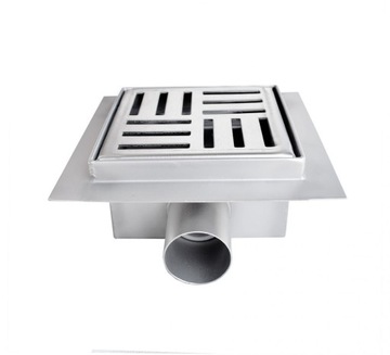 ODPŁYW LINE KWADRATOWY KRATKA 12X12CM ŁAZIENKOWY STALOWY BEFLIESBAR