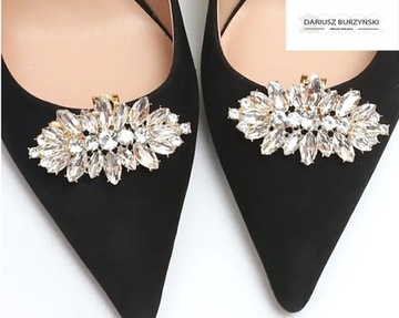 ДЕКОР КРУГЛЫМИ ДЛЯ ОБУВИ ДЛЯ СУМОК ОБУВИ БРОШЬ ЗАЖИМ BURZYŃSKI