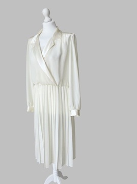 Plisowana sukienka vintage 70's minimalizm