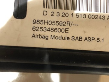 CLIO IV CAPTUR PRAVÁ ULOŽENÍ SEDADLO 985H05592R