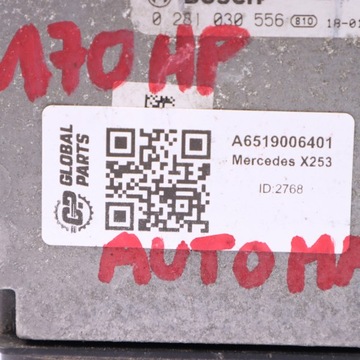 MERCEDES GLC X253 220D 170KM 651.921 JEDNOTKA ŘÍZENÍ MOTORU A6519006401