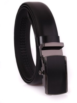 Мужской кожаный ремень АВТОМАТИЧЕСКИЙ 3,2 см, костюм