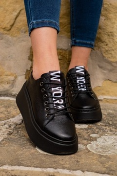 Adidasy damskie CZARNE Polski Producent LURSO 41