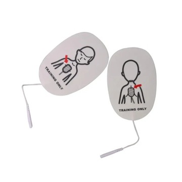 1 Pair AED Training Electrode Patch For Children Self Adhesive Pad AED