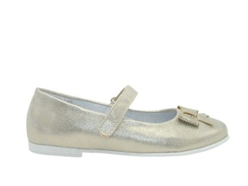 BALERINKI 6097 ZŁOTO KORNECKI R.26,27,29,31,33