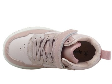 ADIDASY DZIEWCZĘCE WYSOKIE BUTY DZIECIĘCE SPORTOWE WKŁ. SKÓRA LEKKIE R.27