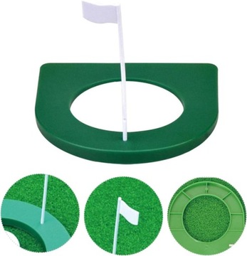 Лунка для гольфа, плоский офис для мини-гольфа, пластиковый клин для мини-гольфа