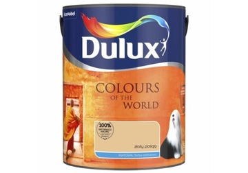 DULUX Kolory Świata Farba ZŁOTY POSĄG 5l