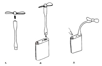 ВЕНТИЛЯТОР USB-ВЕНТИЛЯТОР ГАДЖЕТ ПРОПЕЛЛЕР