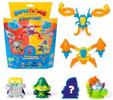 Super Things Zings Mutant Battle 2 Egzoszkielety 4 Figurki 1/6