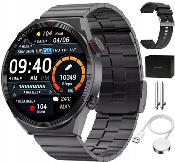 SMARTWATCH Мужские часы с ИНДУКЦИЕЙ РАЗГОВОРОВ 1,5 ДЮЙМА 454x454 ЭКГ PL