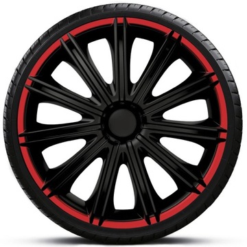 KOŁPAKI 15 czarne do FIAT ford OPEL vw SKODA 16