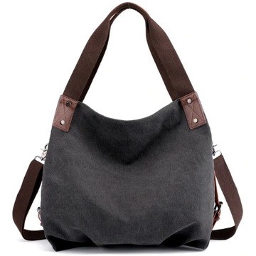 City BAG Вместительная сумка через плечо Графитовый черный