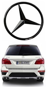 emblemat klapy tył Mercedes GLS X166 15-19 czarny