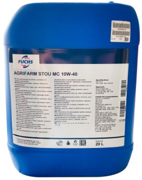 Agrifarm STOU MC 10W40 20л Масло Fuchs