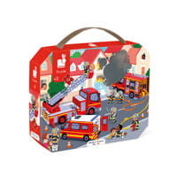 Puzzle w walizce Strażacy 24 elementy 3+ Made in F