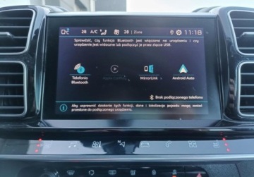 Citroen C5 Aircross SUV 1.2 PureTech 130KM 2021 Citroen C5 Aircross 1.2 130KM Feel Pack Vat Marza Salon PL ASO 1.2 130KM, zdjęcie 30