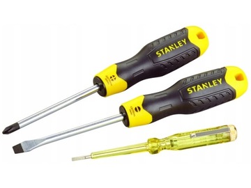 zestaw komplet wkrętaków śrubokrętów STANLEY 3szt