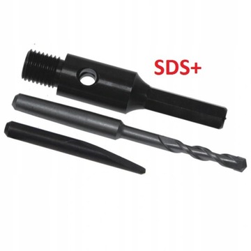 DEDRA H1226 UCHWYT SDS + DO KORON + WIERTŁO PILOT