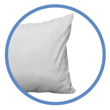 ZESTAW PODUSZKA KUBEK Śladem Blue IMIĘ 30X60 N8