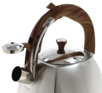 Czajnik STALOWY 3L. Indukcja KWADRAT SATYNA