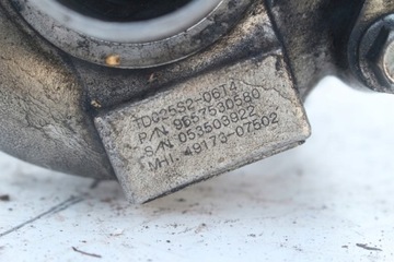 ТУРБОКОМПЕНСАТОР 1.6 HDI FORD CITROEN 9657530580