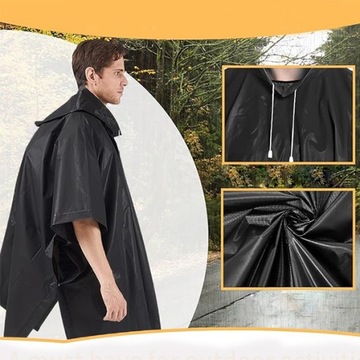 Poncho Women's Raintcoat мужской пончо Пончо Пончо Кейп с капюшоном