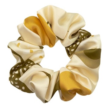 Scrunchie jedwabna ALMANIA - cytryny