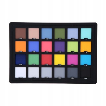 Profesjonalne 24 Kolor Test Card korygująca