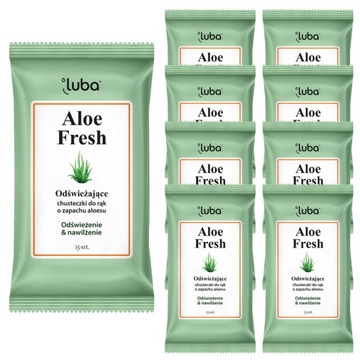 Oczyszczające chusteczki odświeżające Aloe Fresh
