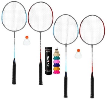 Тренировочный комплект для бадминтона Pro Rackets Shuttle для всех NILS