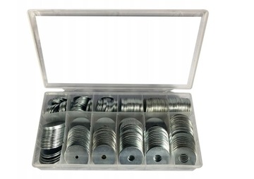 АЛЮМИНИЕВЫЕ ШАЙБЫ НАБОР ШАЙБ 240ШТ МАСТЕРСКАЯ НОРМАЛИЯ