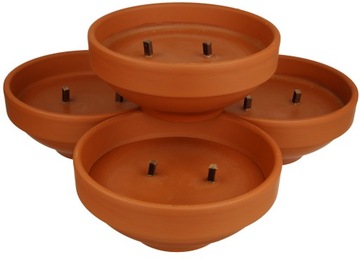 ZNICZ OTWARTY CERAMICZNY TRADYCYJNY 0,7 KG 10 h 4 SZT