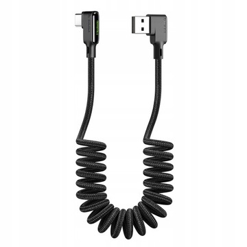 Mcdodo Elastyczny kabel kątowy QC USB-C 3A 1,8m