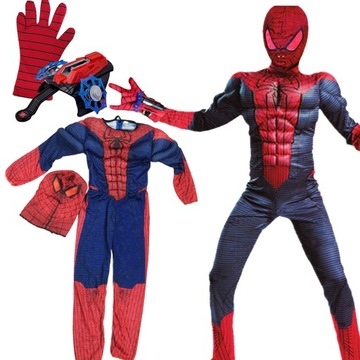 SPIDERMAN STRÓJ DLA CHŁOPCA GRUBY Z MIĘŚNIAMI